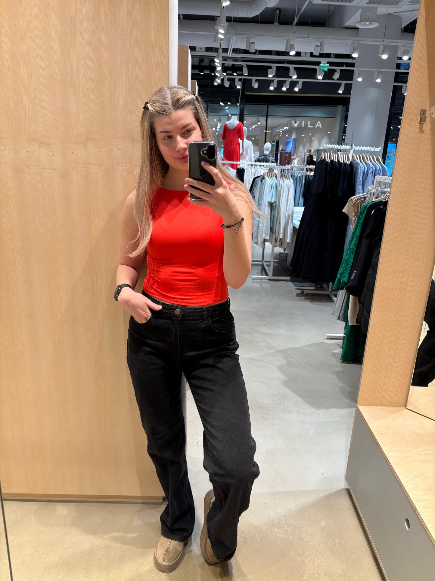 VIKENZA Tank-Top - Poppy Red