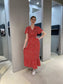VIMATHILDE Midi Dress - Mars Red