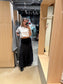 PCSIKKA Long Skirt - Black