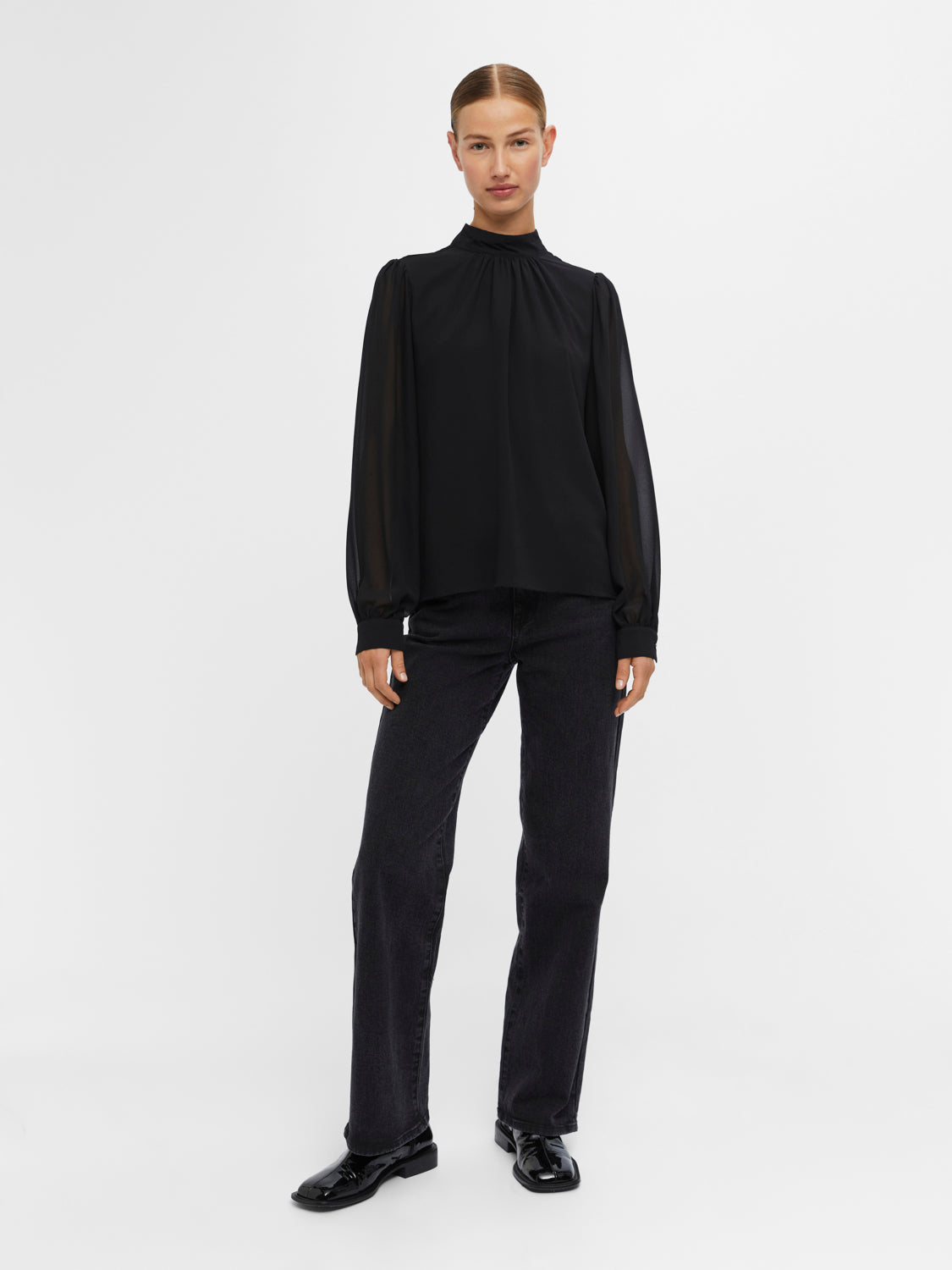 OBJMILA T-shirts & Tops - Black