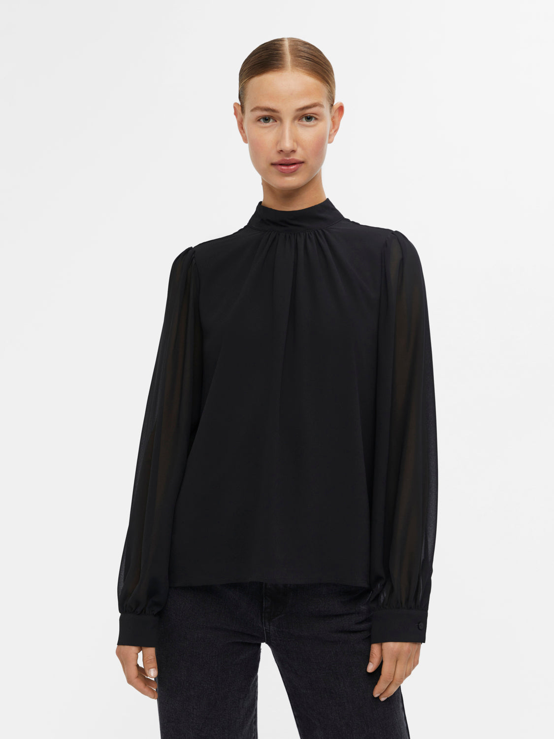 OBJMILA T-shirts & Tops - Black