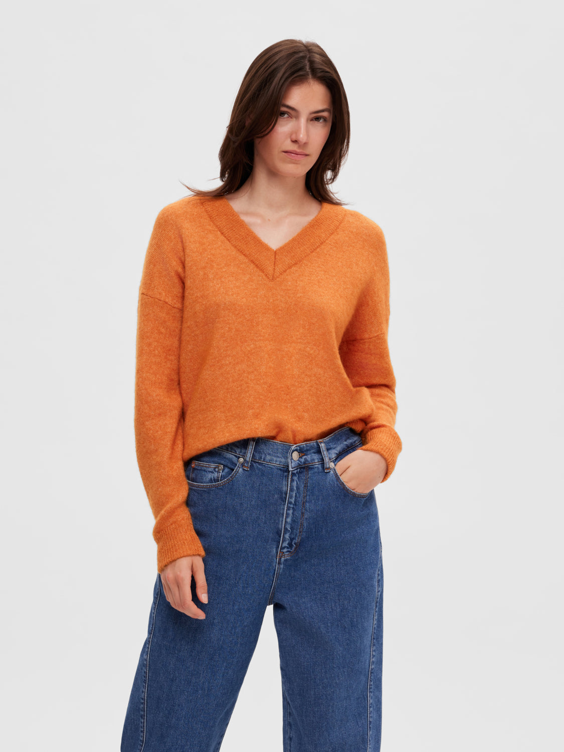 SLFMALINE Pullover - Marmalade