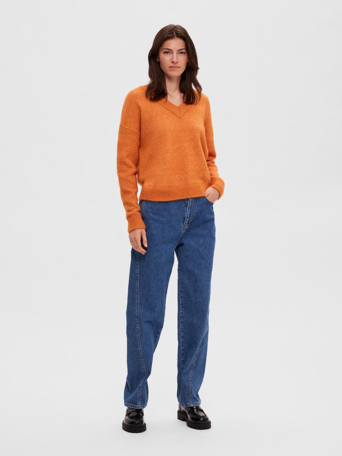 SLFMALINE Pullover - Marmalade
