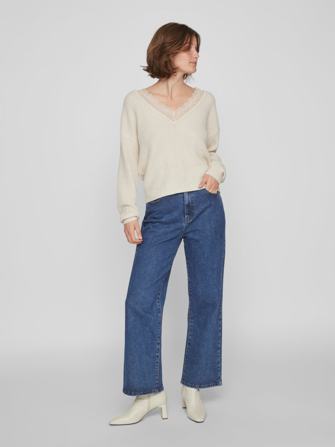 VIGLACY Pullover - Super Light Natural Melan