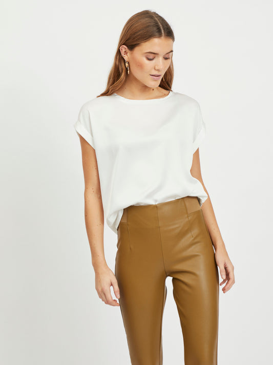 VIELLETTE T-shirts & Tops - snow white