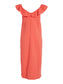 VIKOOLA Dress - Hot Coral