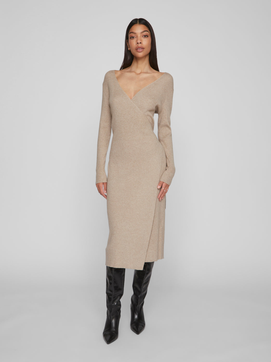 VICOMFY Dress - Natural Melange