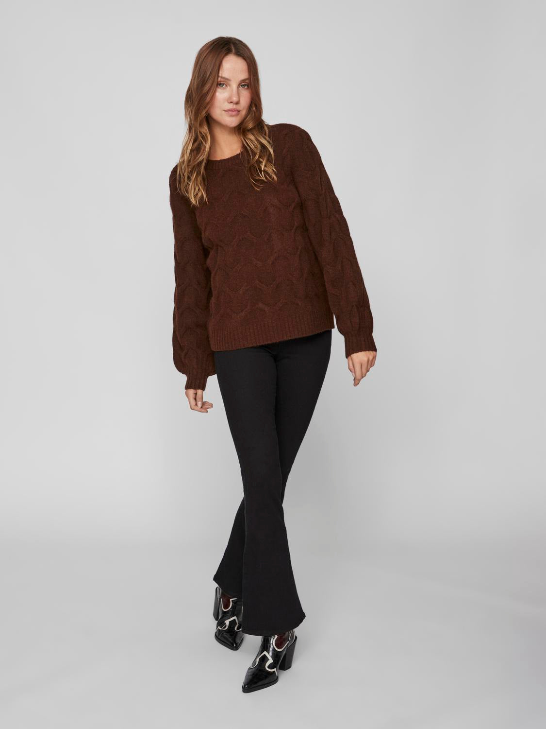 VIELLA Pullover - Shaved Chocolate