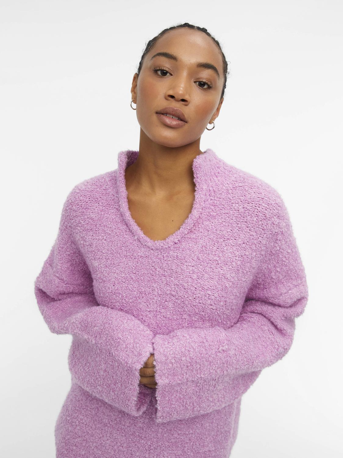 OBJFRILL Pullover - Orchid