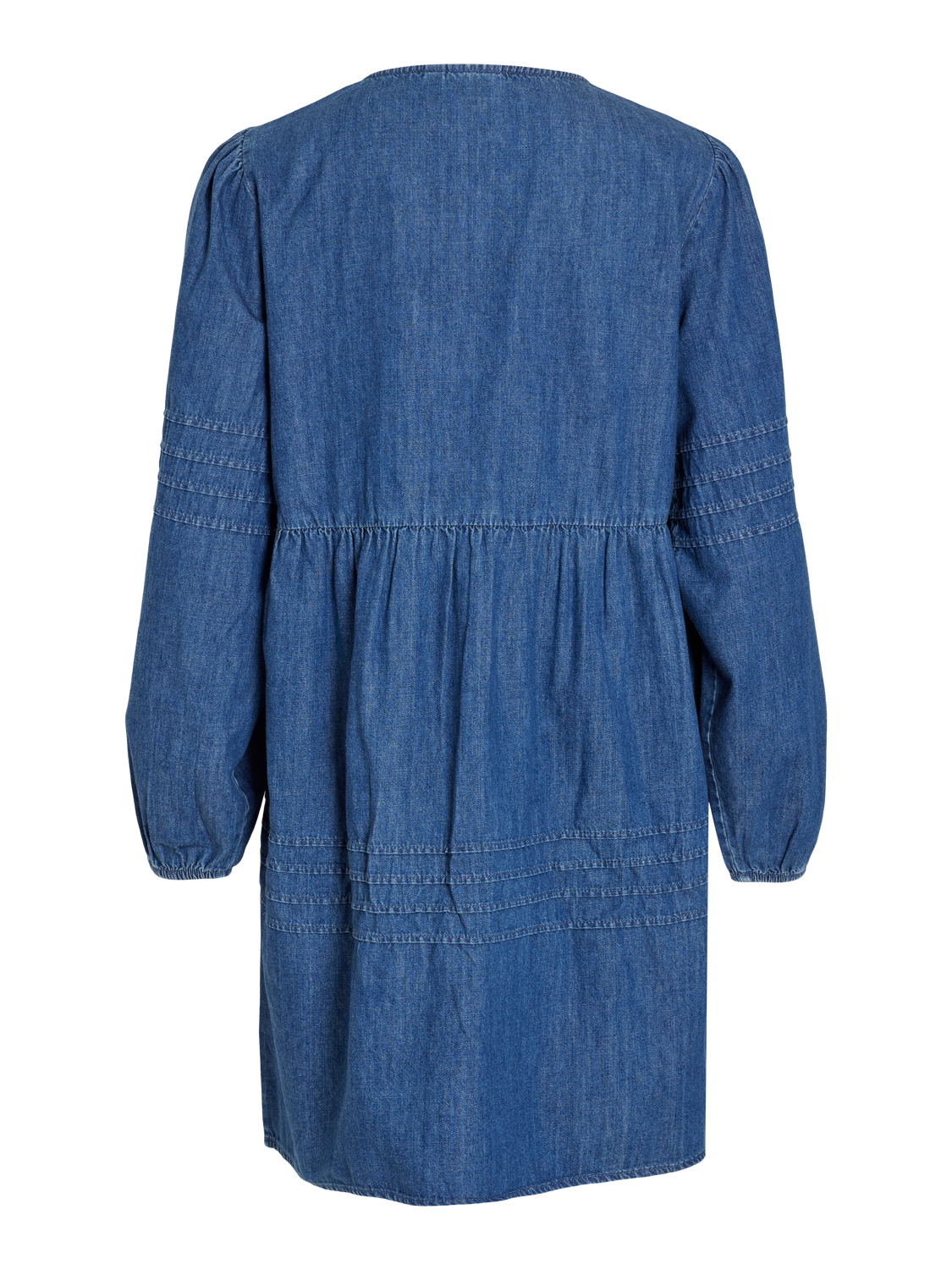 VIROWIE Dress - Medium Blue Denim
