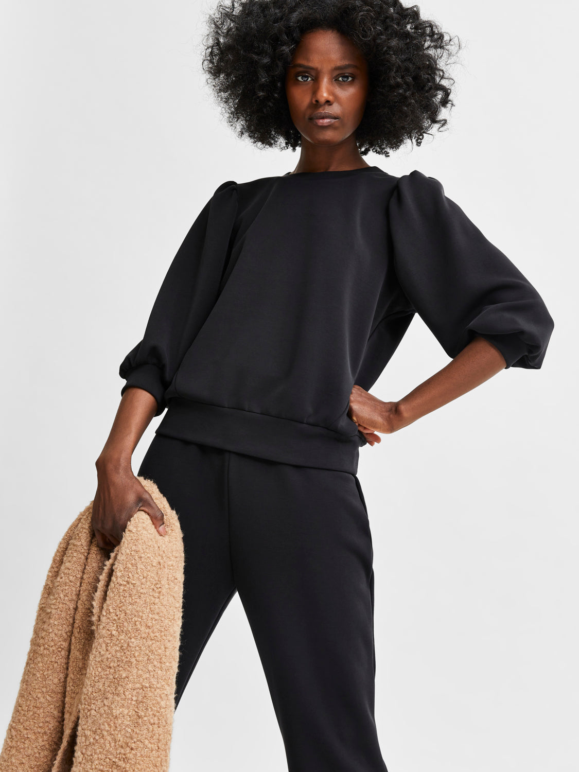 SLFTENNY Sweat - Black