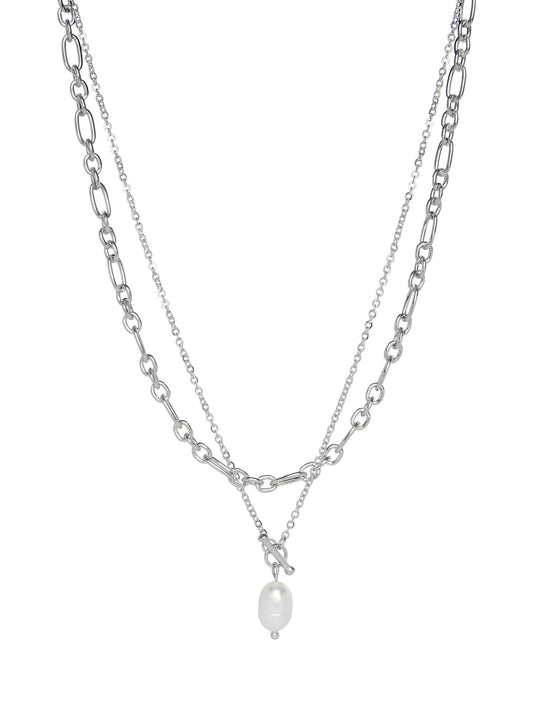 PCBEDELLA Necklace - Silver Colour