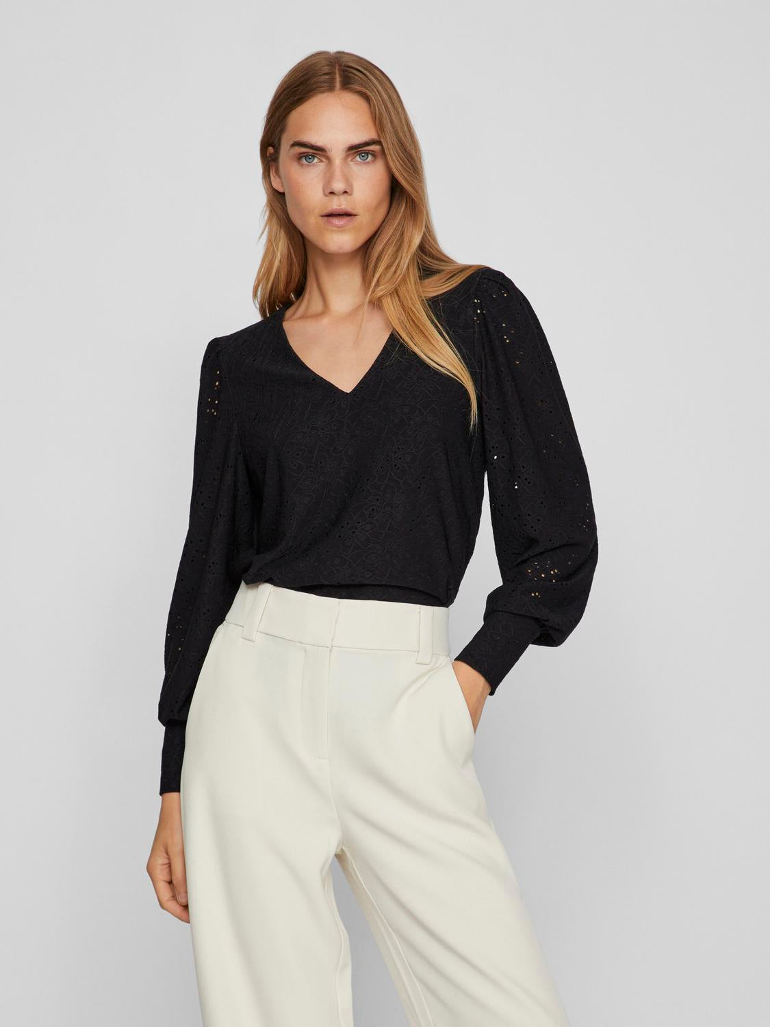 VIPAULINA T-Shirts & Tops - Black